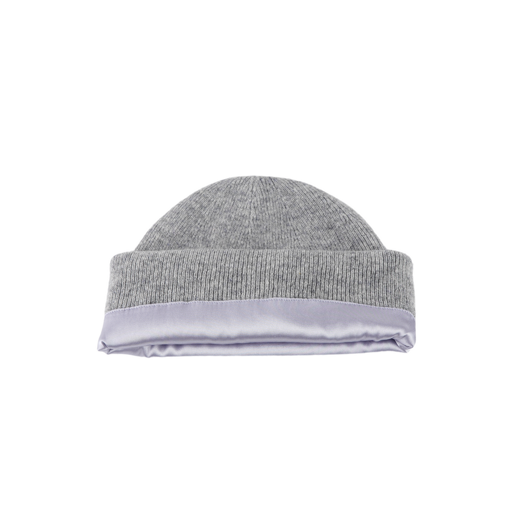 Kids Satin Lined Knit Beanie