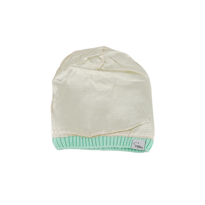 Mini Satin Lined Knit Beanie