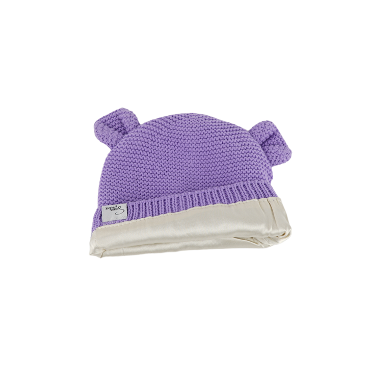 Mini Satin Lined Knit Beanie