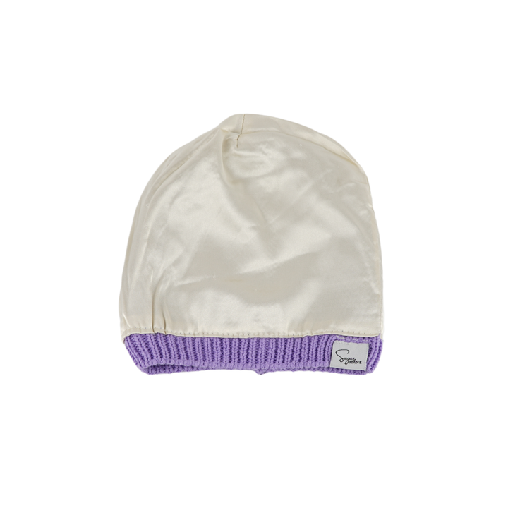 Mini Satin Lined Knit Beanie